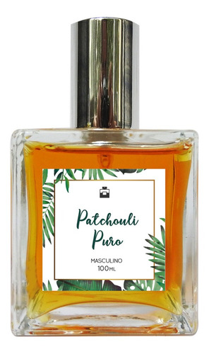 Perfume Masculino Natural Patchouli Puro 100ml