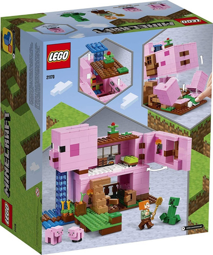Lego Minecraft 21170- La Casa-cerdo(490 Piezas)