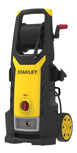 Lavadora de alta pressão Stanley SW22 amarela e preta de 1900W com 145bar de pressão máxima 127V