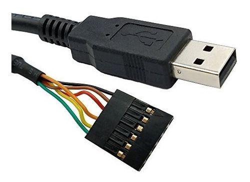Cable Convertidor Uart Usb A Ttl 3.3v Con Chip Ftdi Terminad