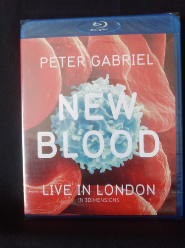 Blu Ray + Dvd Peter Gabriel New Blood Live In London In 3d