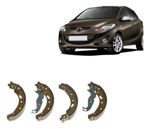 Balatas De Freno Traseras Mazda 2 1.5 [2008-2017]