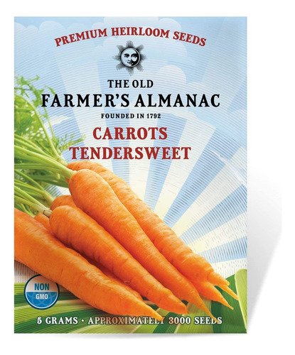 The Old Farmer's Almanac Semillas De Zanahoria Heirloom (ten