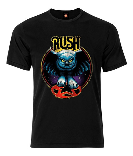 Remera Estampada Varios Diseños Rush Buho