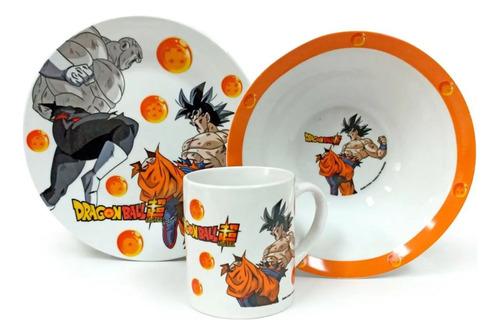 Set Cerámica Scool 3 Piezas - Dragon Ball Super