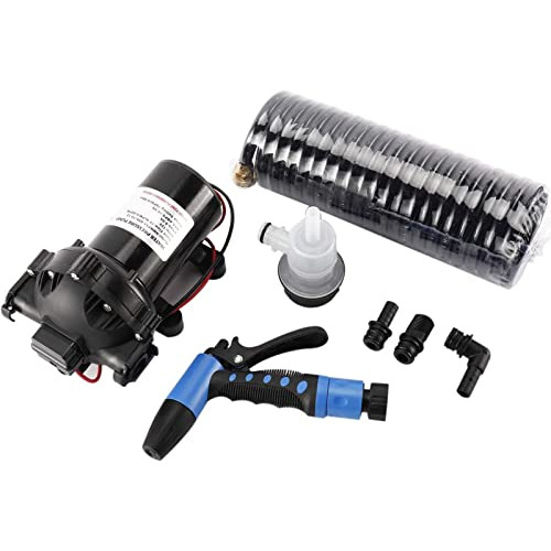 70 Psi Washdown Deck Wash Pump Kit 12 V Self-priming Wa...