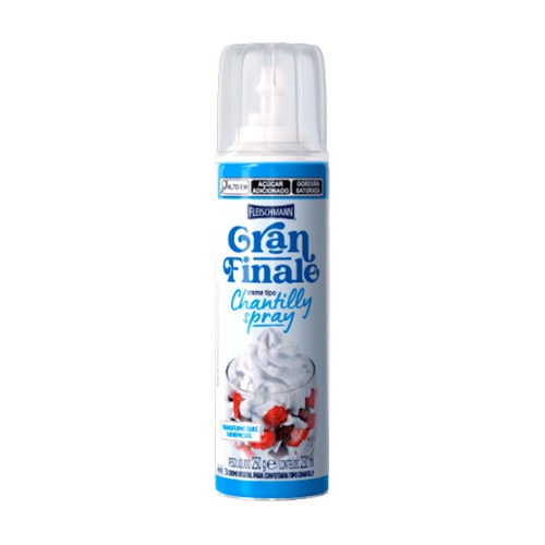Creme Chantilly Fleischmann Spray 240ml Com 4 Unidades