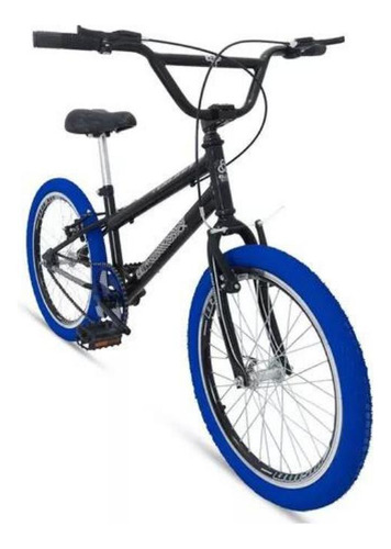 Bicicleta Energy Cross F.style-aro20-preto/azul-ello Bike