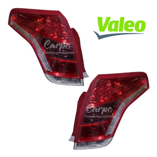 Juego Faros Traseros Valeo Citroen C4 Sedan 4 Puerts C/ Baul