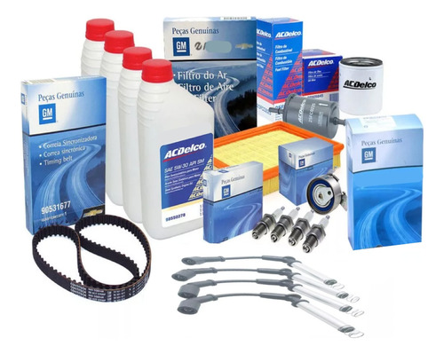 Kit Distribucion Filtros Chevrolet Prisma Onix 1.4 8v Gm