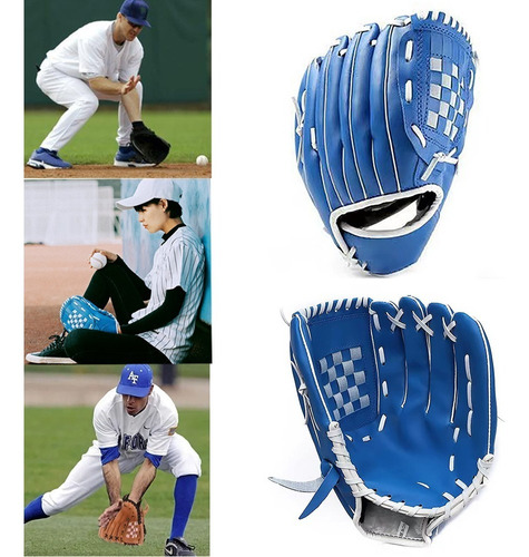 Guante Pvc Cuero De Beisbol Deporte Para Adulto De 12.5in