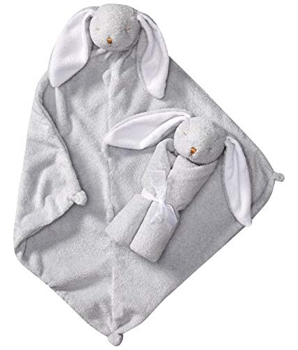 Manta Angel Dear Cuddle Twins, Diseño De Conejo Gris