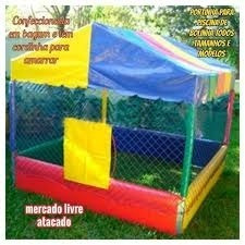 Toldo Para Piscina 2.00x2.00 Mts Bagunzito Brilho+brinde