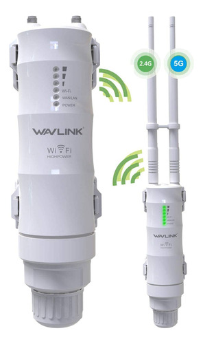 Extensor Rango Wifi Doble Banda 2.4+5ghz 600mbps Al Aire Wav