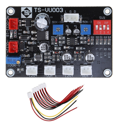 Placa Controladora Vu Meter Placa Pcb Amplificador De Tubo D