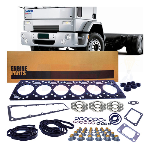 Kit De Juntas Cabeçote P/ford Cargo Isbe 6cil 2422e 2622e