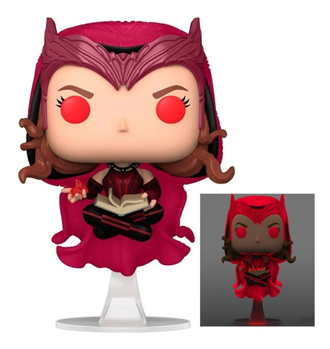 Imagen 4 de 4 de Funko Pop Wanda Visión Bruja Escarlata Glow In The Dark