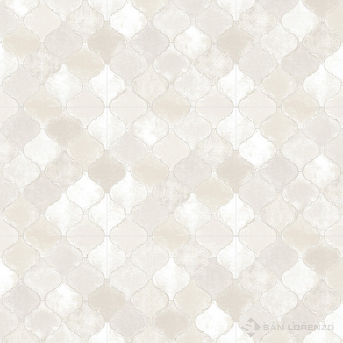 Imagen 2 de 8 de Piso Ceramico 1cal 45,3x45,3 Unique Marfil San Lorenzo