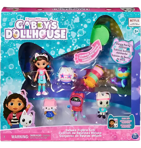 Gabby Dollhouse, Set De Regalo Delux Con 7 Figuras