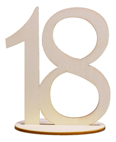 S Mdf De 10cm 1-20 Números De Soporte De Señal De Bodas