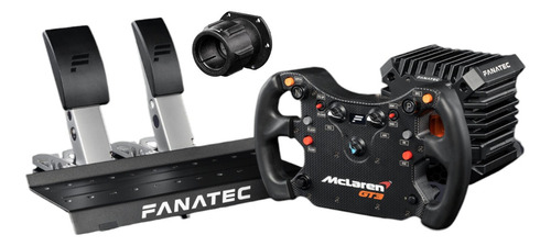 Paquete Volante Fanatec Csl Dd Mclaren 5nm Xbox Y Pc