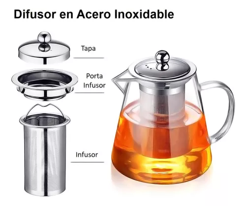 Tetera de con infusor Oggi 4 tazas