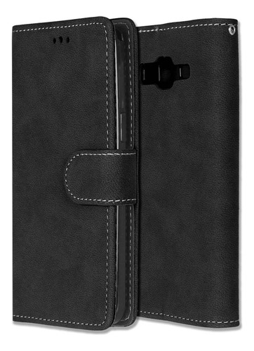 Galaxy Grand Prime Caso Gnt Wallet Case Premium Pu Leather