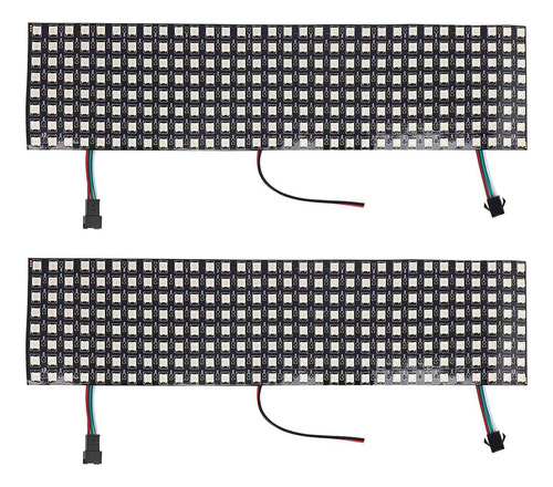 2 Paneles De Matriz Led, Ws2812b Rgb, 832 Píxeles, Digital F