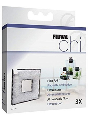 Fluval Chi Ii - Juego De 3 Filtros De Repuesto