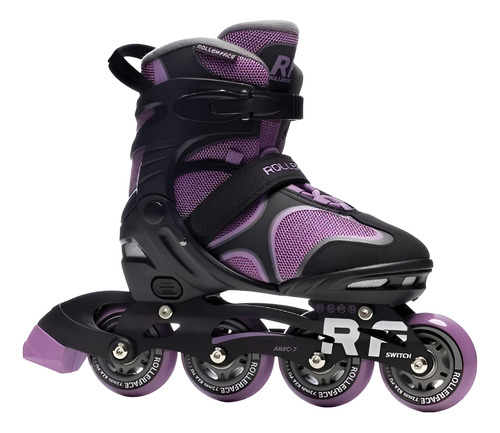 Patines En Línea Roller Face Switch 3 En 1 Lila No. 22 A 24