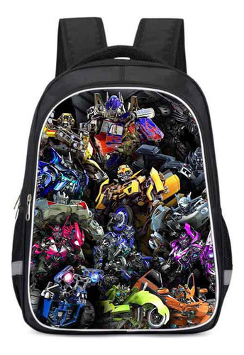 Mochila Escolar Transformers Primary School Para Hombre, Par Color Pattern 10