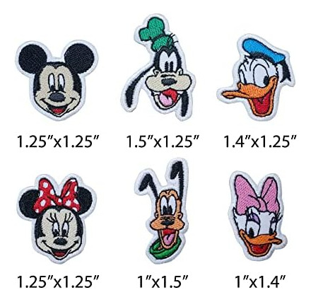 Octory 6 Piezas Mini Set Lindo Dibujos Animados Mickey Hierr