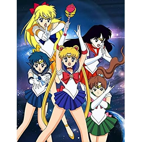 Pintura De Diamantes Diy 5d Sailor Moon 16x20 Pulgadas,...