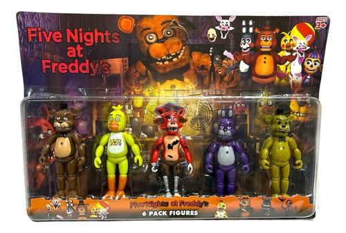 Set Muñecos Five Nights At Freddys Chica Bonie Foxy Premium