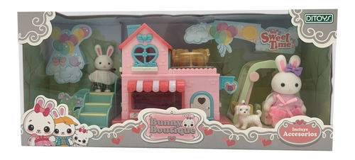 Play Set Bunny Boutique Con Accesorios Original Ditoys