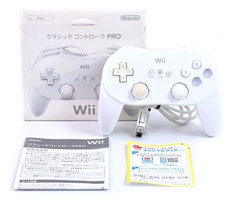 Control Pro Blanco En Caja Para Nintendo Wii