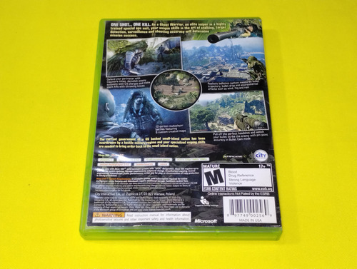 Sniper Ghost Warrior Xbox 360 Funcionando Al 100 (Usado)