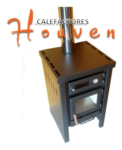 Imagen 4 de 7 de Calefactor 80 M2 Con Horno Doble Combustion