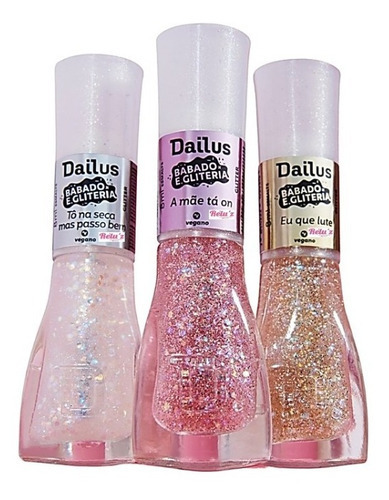 Esmalte Coleção Babado E Gliteria - Dailus