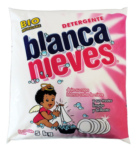 Detergente En Polvo Blanca Nieves De 5 Kg