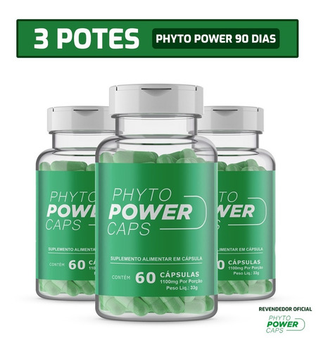 Combo Phytopower Caps 3 Frascos