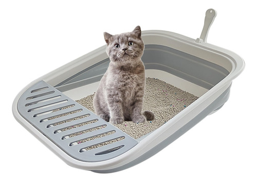 Inodoro Plegable Para Gatos Poco Profundos Antisalpicaduras
