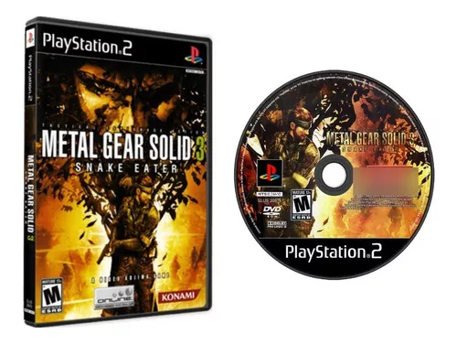 jogo metal gear solid 3 snake eater ps2 midia fisica usado - Página 8 -  Busca na Mundo Joy Games - Venda, Compra e Assistência em Games e  Informática