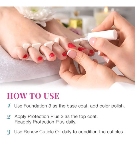 Imagen 3 de 3 de Kit De Pedicure Nail Tek Para Unas