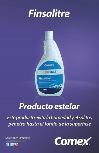 Restaurador De Muros Pisos Y Techos Comex Finsalitre (1lt)