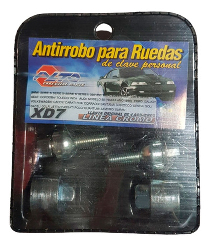 Juego De Tuercas Antirrobo Vw New Beetle Aleación Premium