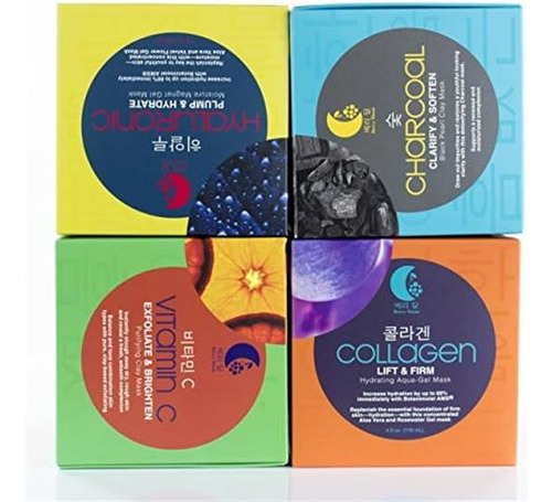 Máscara de arcilla antienvejecimiento con vitamina C Berry Moon para piel áspera