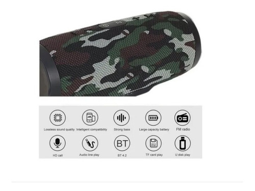 Imagem 8 de 8 de Caixa De Som Resistente Charge Via Bluetooth Aux Am/fm Usb