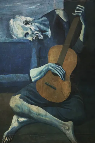 Cuadro Arte Clasico El Viejo Guitarrista Ciego Pablo Picasso