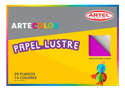 Pack Artel 20 Pliegos De Papel Lustre 26,5 X 37,5 Cm